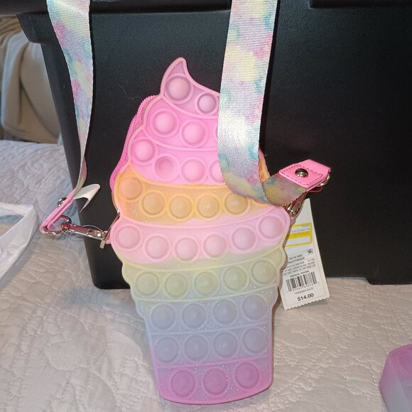 NEW Girls' Ice Cream Pop It Crossbody Bag - Cat & Jack™ - Picture 2 of 4